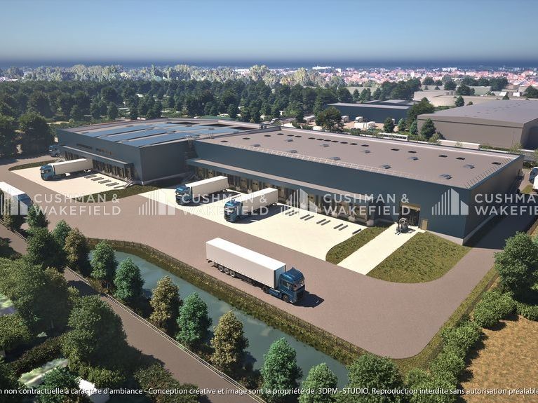 Location entrepôt 5570 m² non divisibles