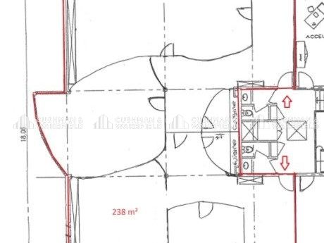 Vente bureaux 238 m² non divisibles
