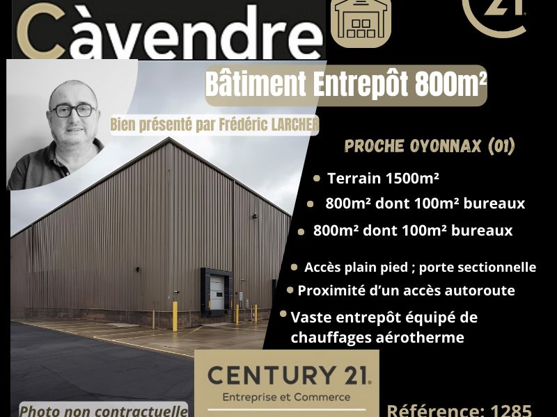 Vente local 800.00 m² à OYONNAX