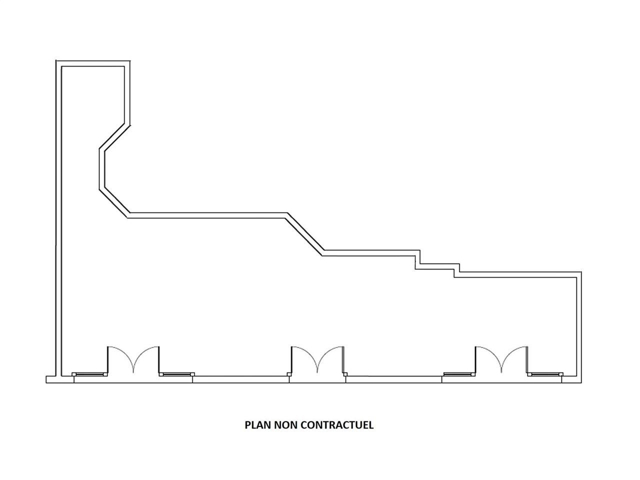 Location local commercial 75.20 m² à LA GARENNE COLOMBES