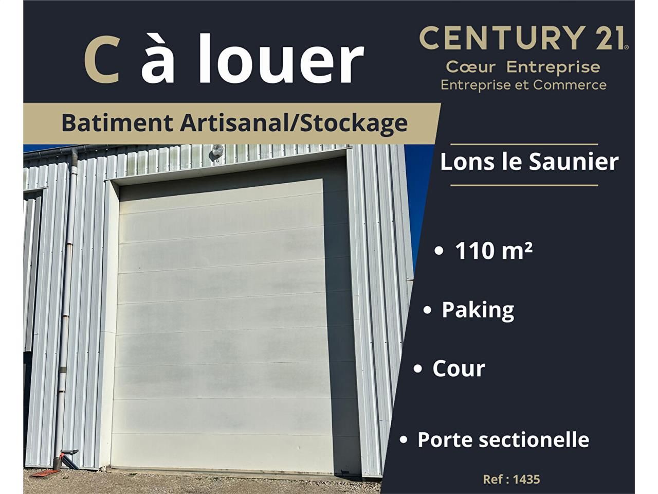 Location local 110.00 m² à LONS LE SAUNIER