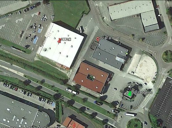 Vente local commercial 1200 m² non divisibles