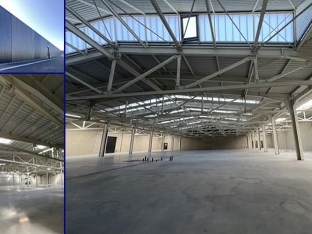 Location entrepôts 4913 m² non divisibles