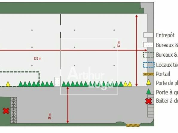 LISSES BATIMENT LOGISTIQUE A LOUER