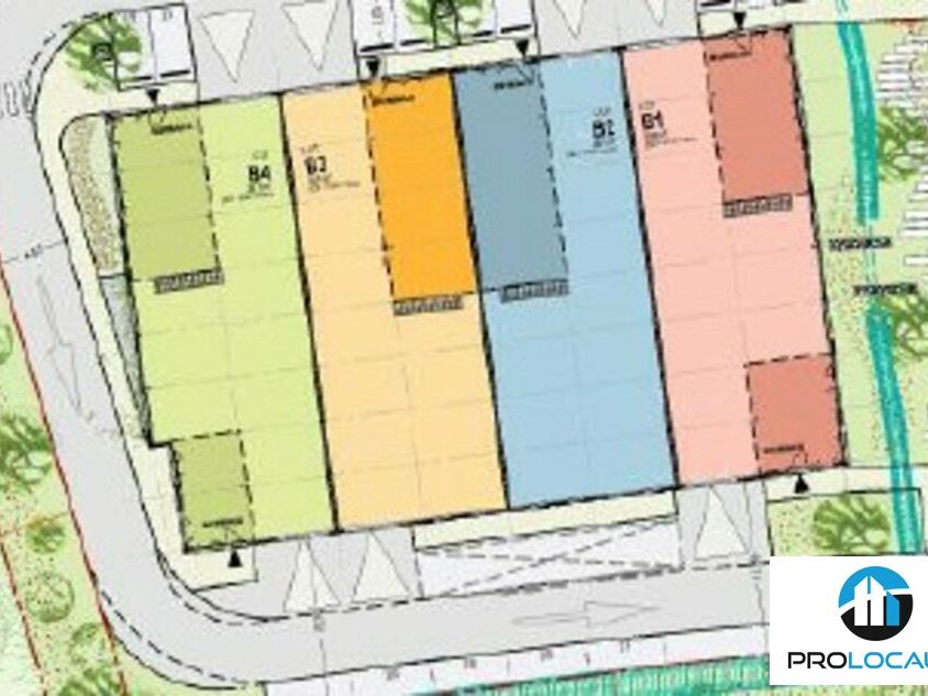 Location local d''activites 1384 m² non divisibles