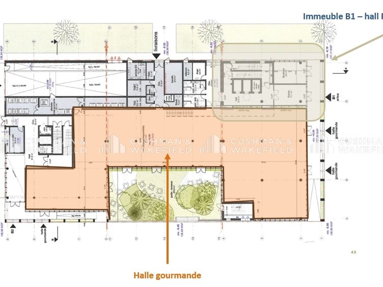 Vente locaux commerciaux 1271 m² non divisibles