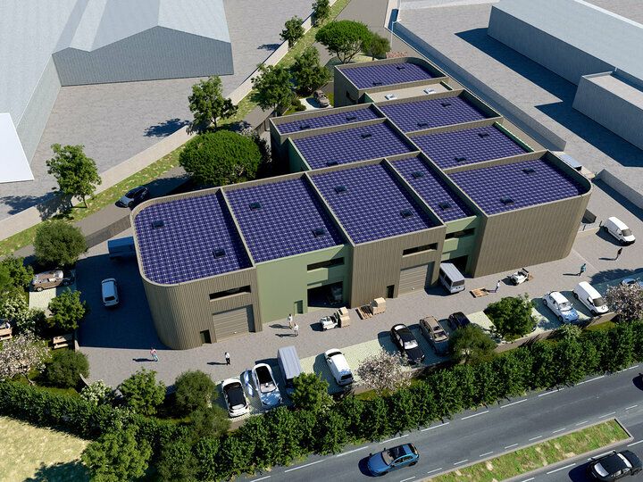 Vente local d''activites 2176 m² divisibles à partir de 116.98 m²