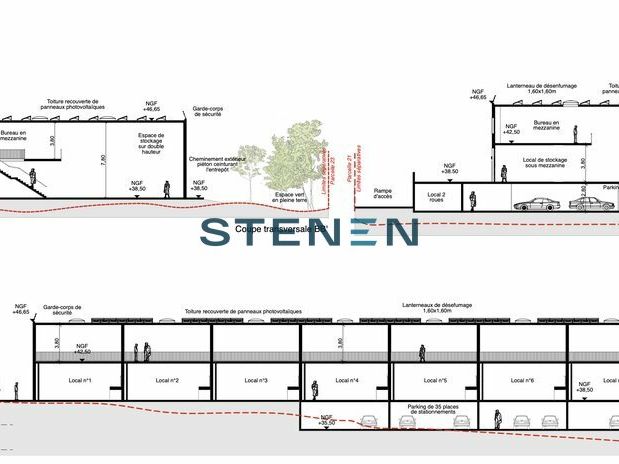 VENTE - LOCAL D'ACTIVITÉ - 2000 M² DIVISIBLE À PARTIR DE 265 M² - PORT DE BOUC 