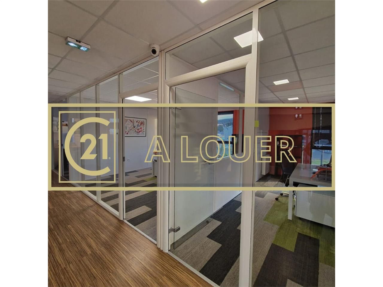 Location bureaux 200.00 m² à HEROUVILLE SAINT CLAIR
