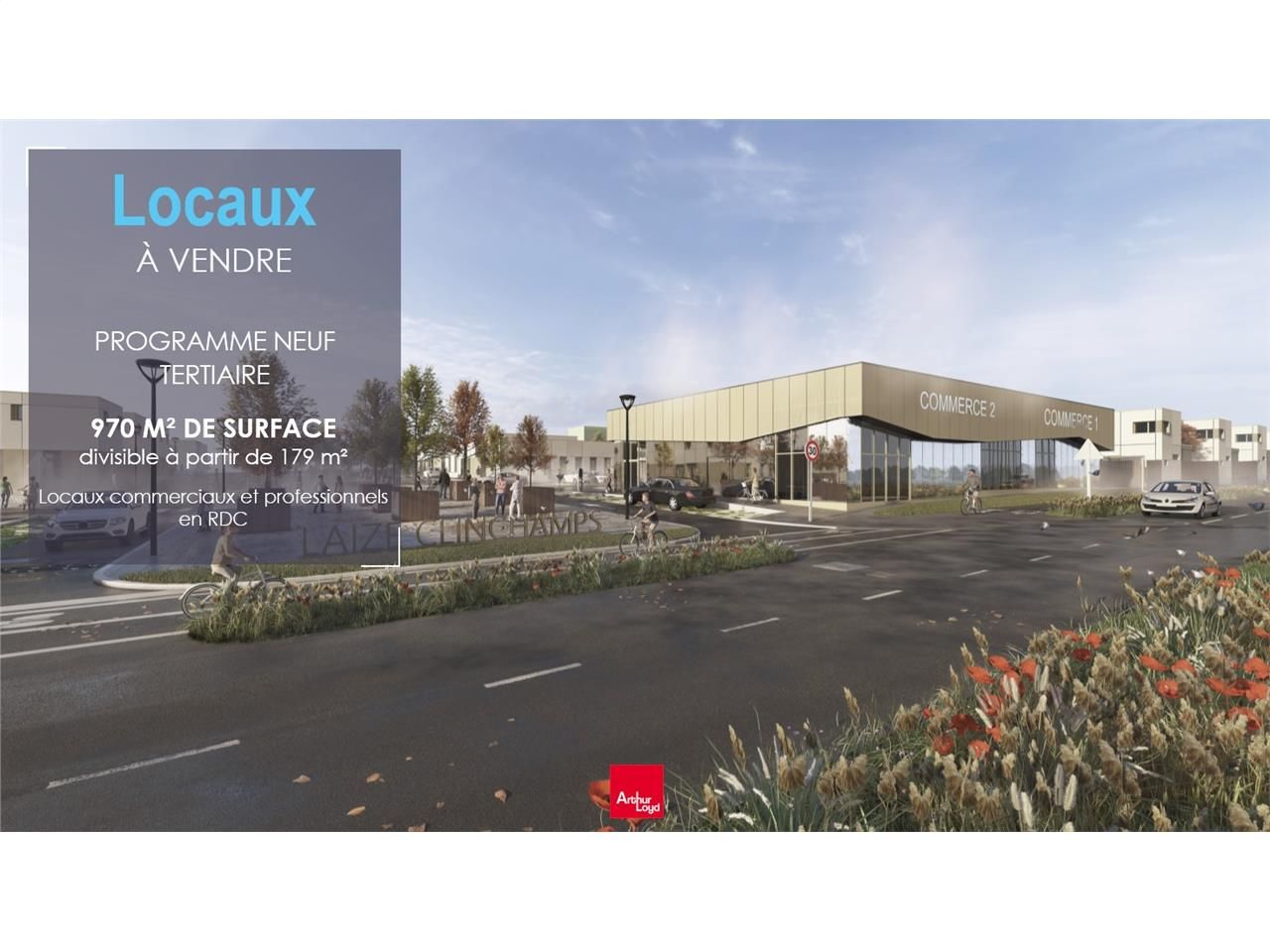 Vente local commercial 195.00 m² à LAIZE CLINCHAMPS