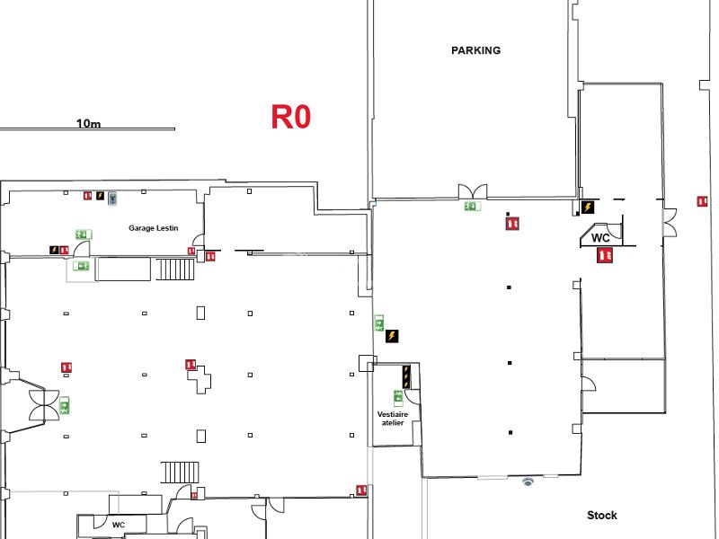 A vendre local/bureaux de 1500 m² environ