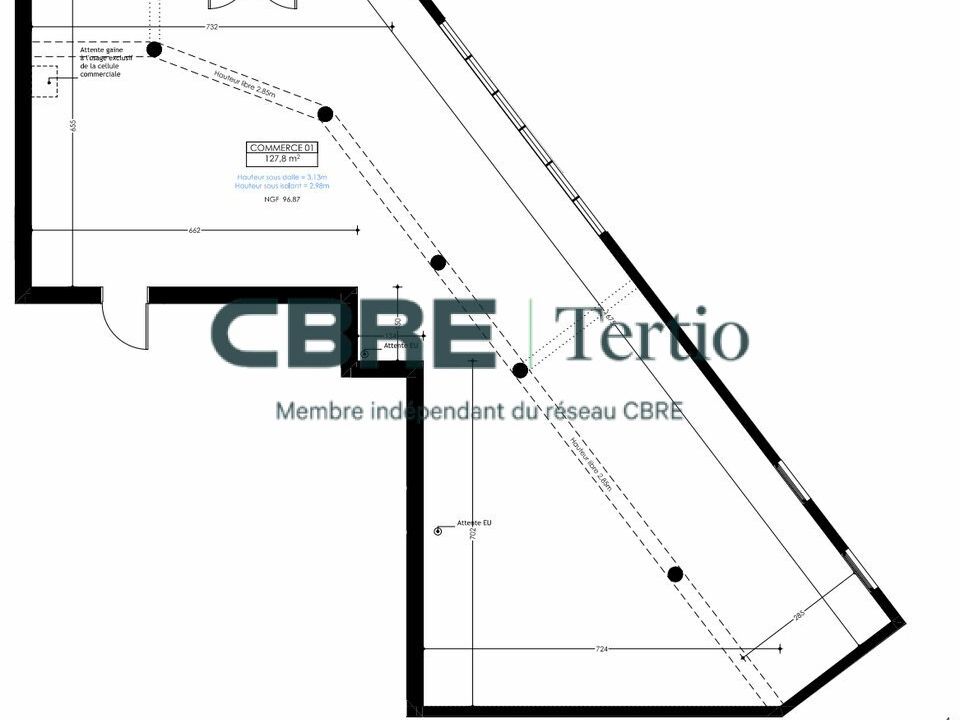 Local Commercial Neuf Tours Nord