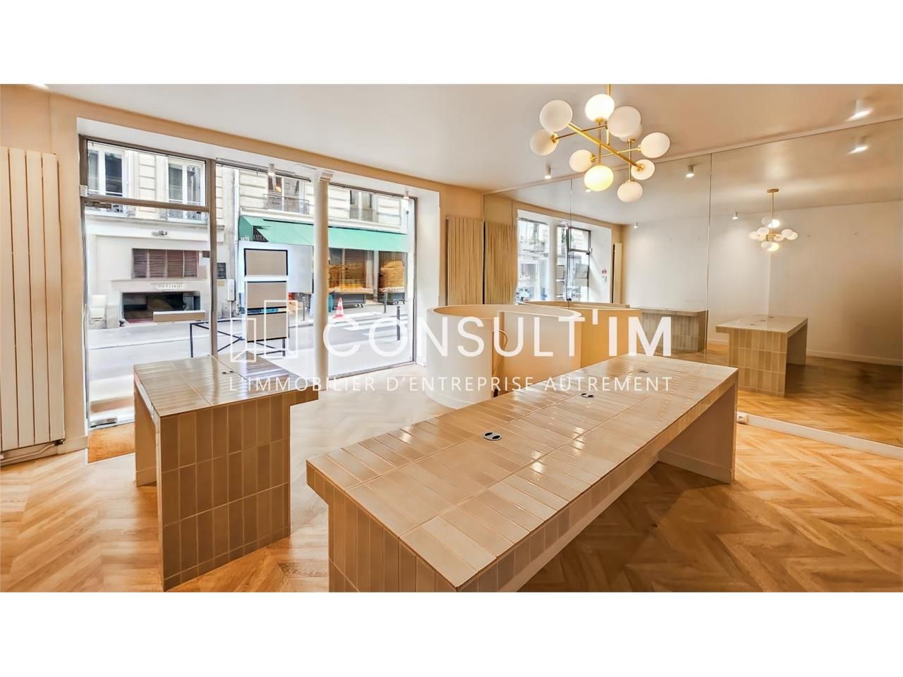 Location local commercial 56 m² non divisibles