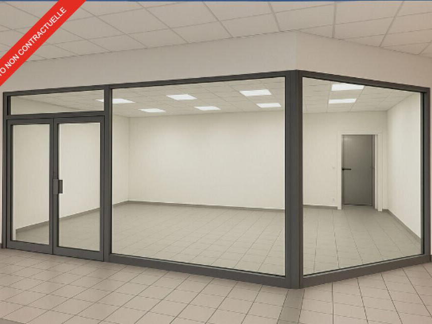 Location local commercial 62 m² non divisibles