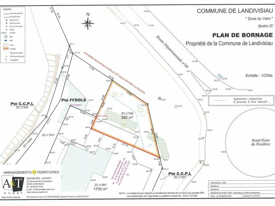 Vente terrain 380 m² non divisibles