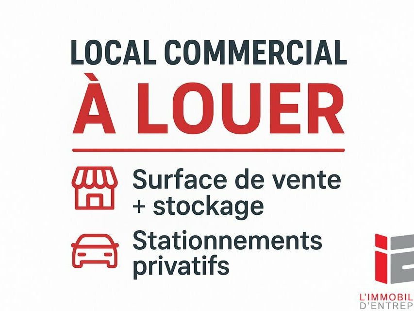 Location local commercial 750 m² non divisibles