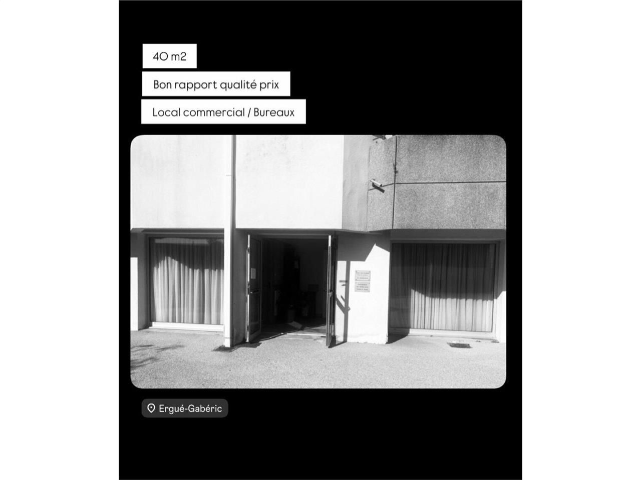 Vente bureaux 40 m² non divisibles