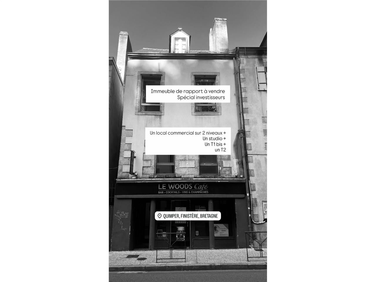 Vente local 220 m² non divisibles