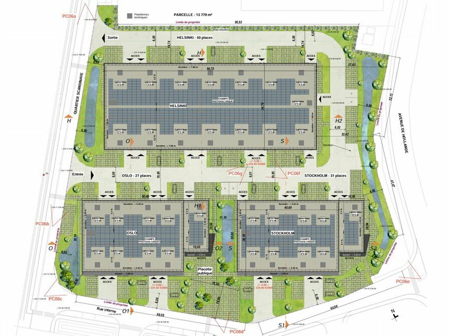 Vente local d''activites 3383 m² divisibles à partir de 173 m²