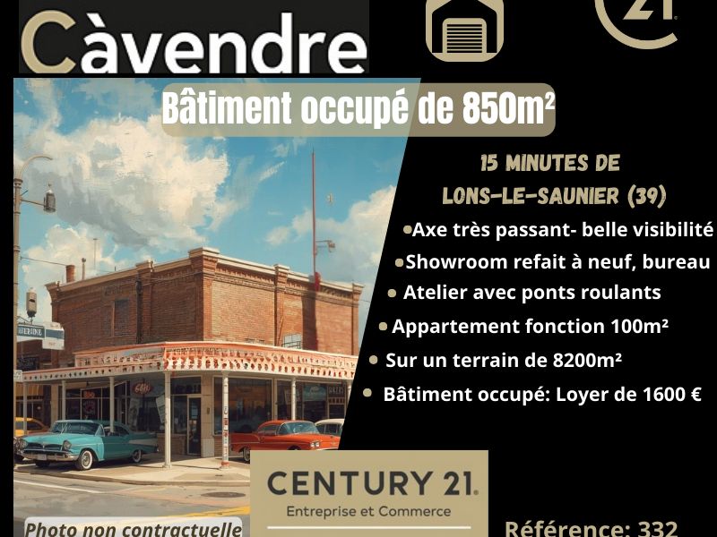 Vente local 959.00 m² à LONS LE SAUNIER