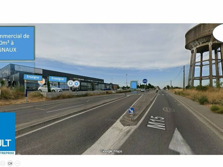 A LOUER LOCAL COMMERCIAL DE 300 M² ENVIRON AU NORD OUEST DE TOULOUSE BORD DE ROUTE A CUGNAUX 