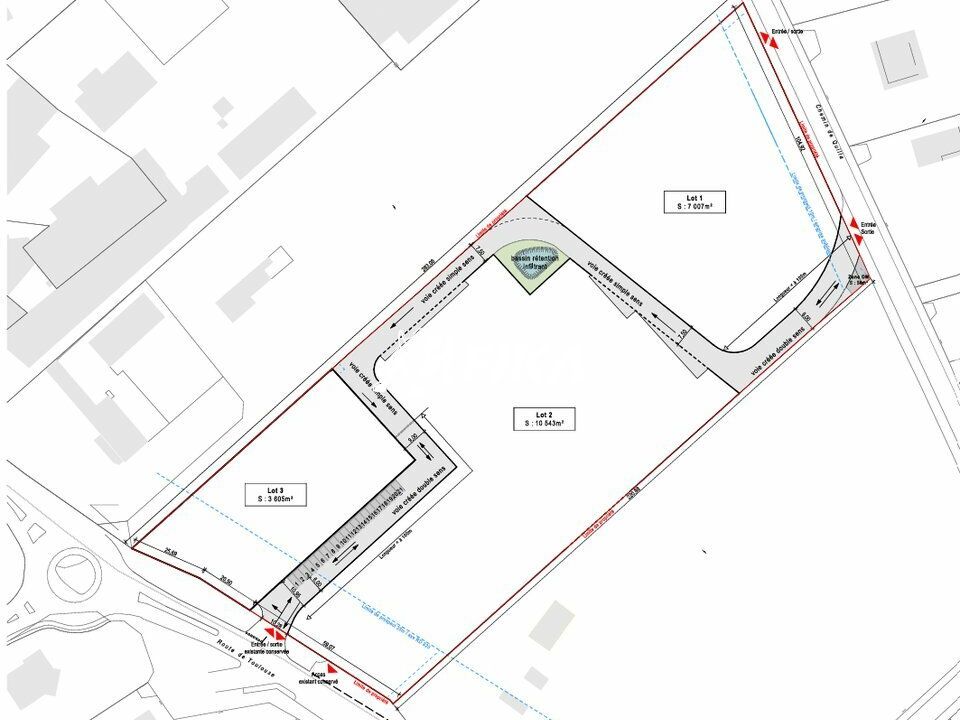 A VENDRE TERRAIN 7007 m² - AUTERIVE