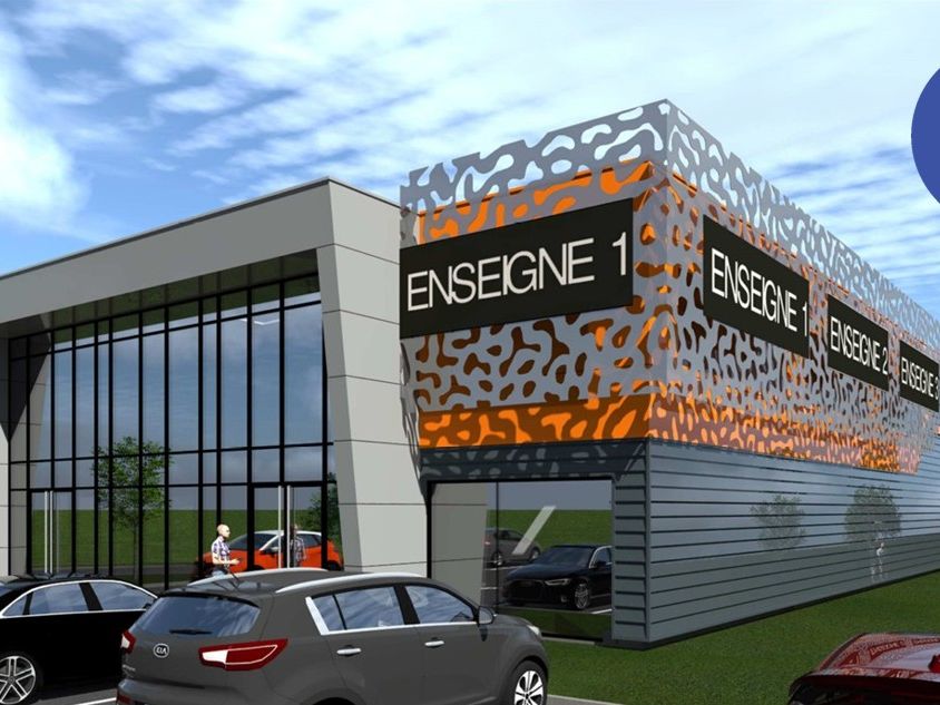 Location activites 504.00 m² non divisibles