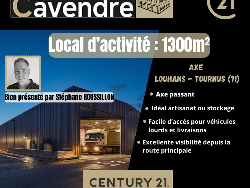Vente local 1300.00 m² à TOURNUS