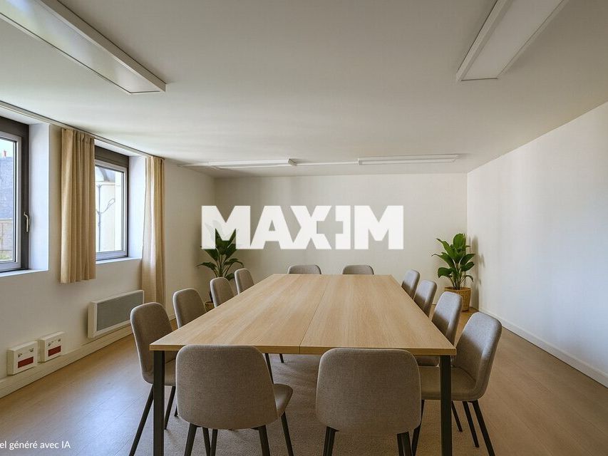 Location bureaux 100 m² non divisibles