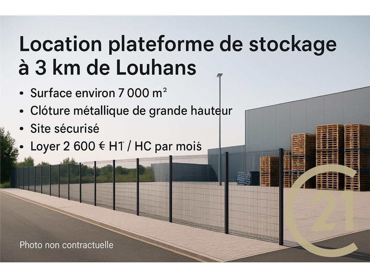 Location local 7000.00 m² à LOUHANS