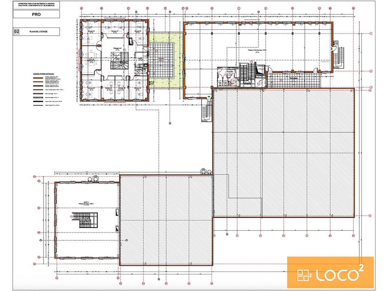 Location bureaux 380.00 m² à TOULOUSE