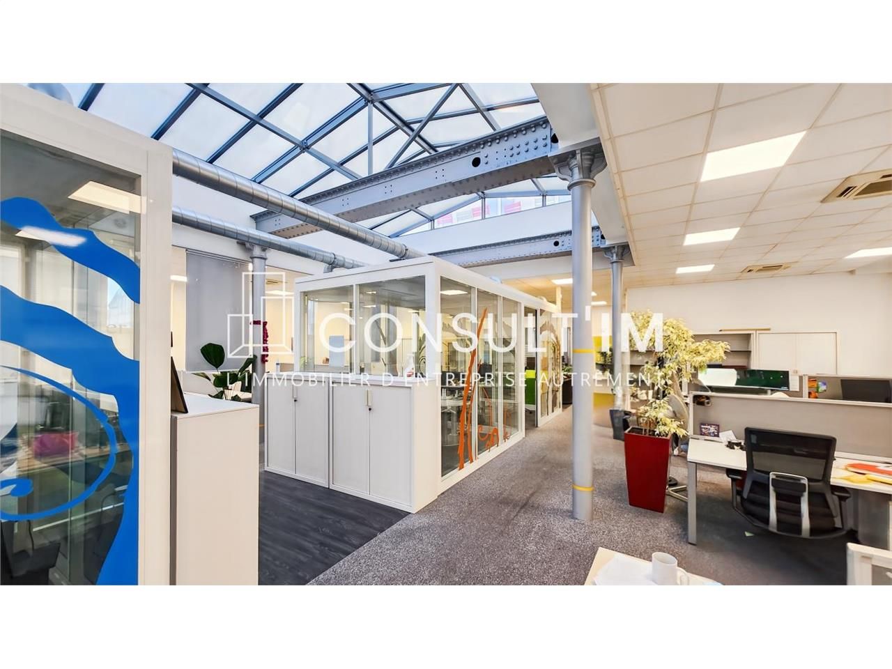 Location bureaux 856 m² non divisibles