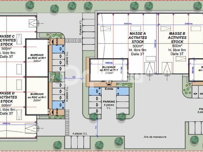 LOCAL D'ACTIVITE A VENDRE - 2 800 m² - GENAS