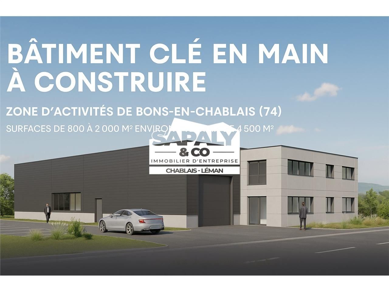Vente local d''activités 1400 m² à Bons-en-Chablais