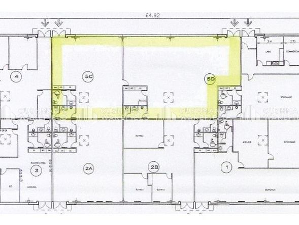 Vente bureaux 332 m² divisibles à partir de 131 m²