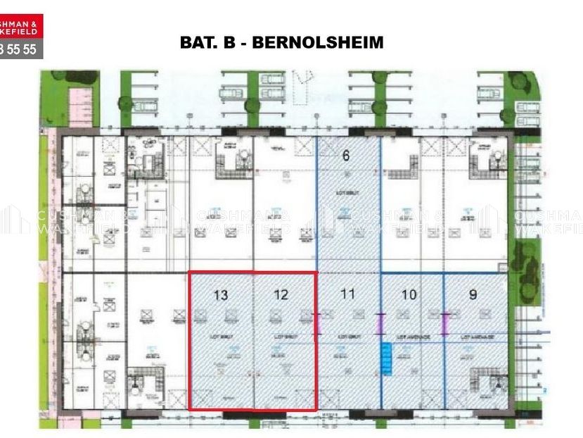 Location activités 748 m² non divisibles