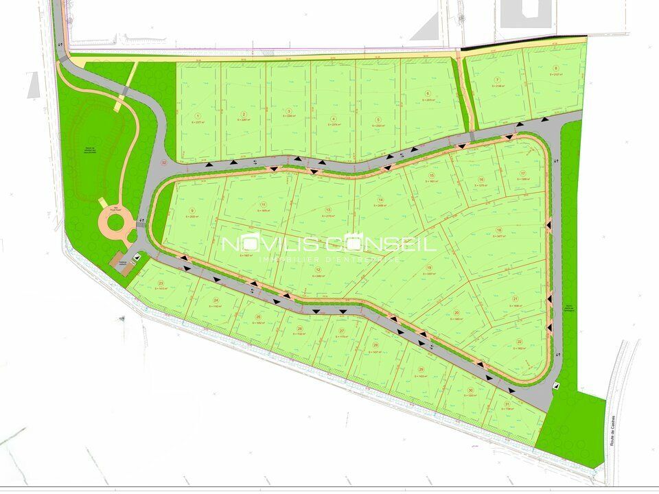 Vente terrain 23211 m² divisibles à partir de 1269 m²