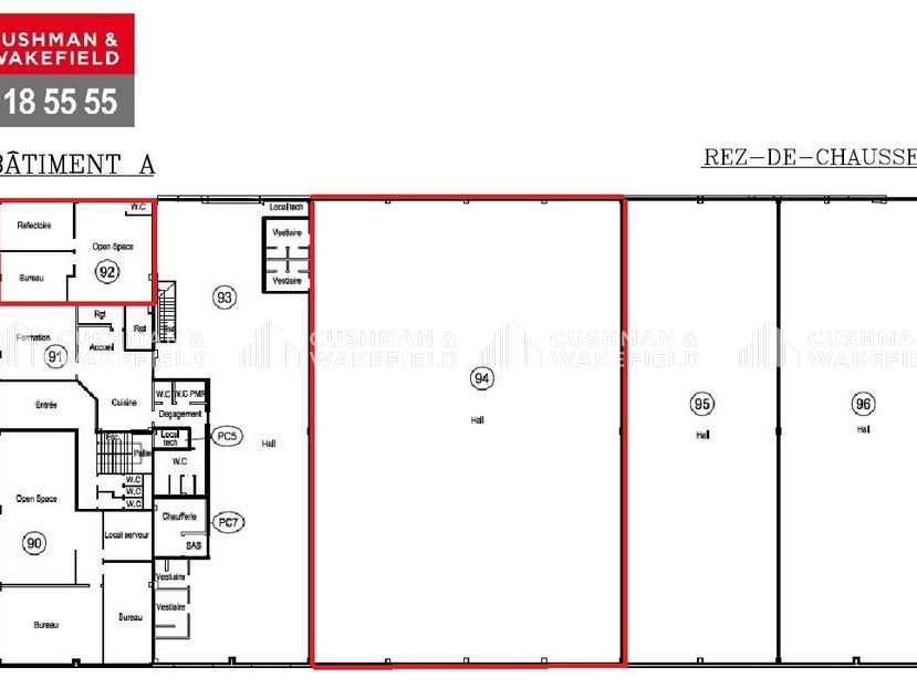 Vente activités 967 m² non divisibles