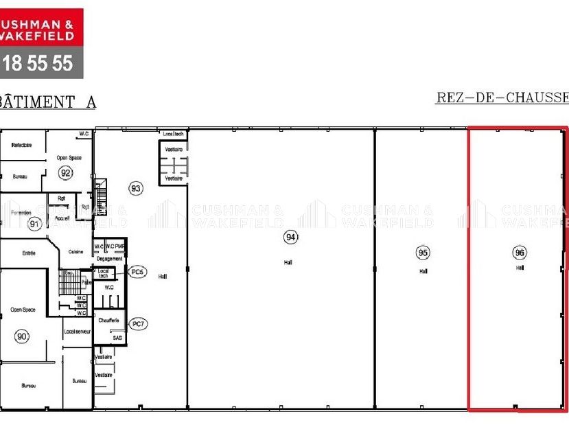 Vente activités 436 m² non divisibles