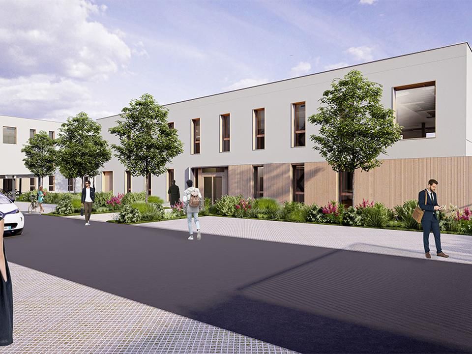 Perspective bâtiment neuf tertiaire 2