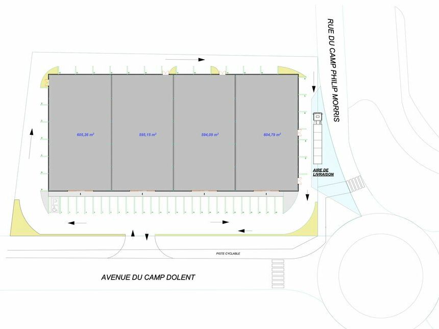 A LOUER - EXCLUSIVITÉ - CELLULE COMMERCIALE 1025 M2