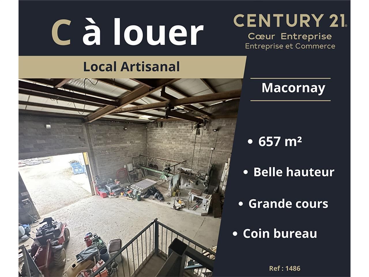 Location local 657.00 m² à LONS LE SAUNIER