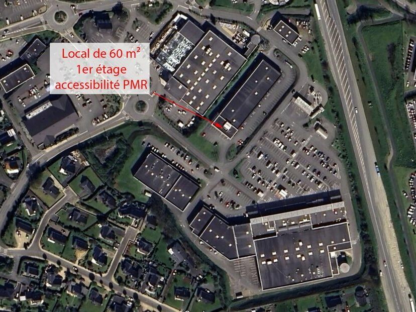 BUREAUX A LOUER 60m² - ZONE COMMERCIALE DE SAINT-MARC LANNION