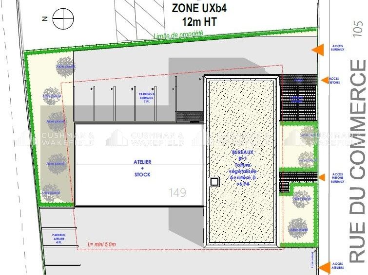 Vente activités 648 m² non divisibles