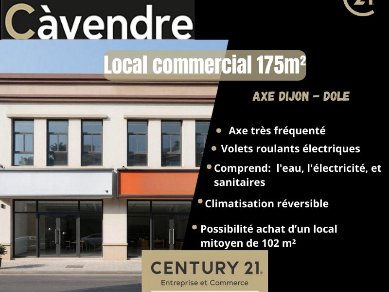 Vente local commercial 175.00 m² à AUXONNE