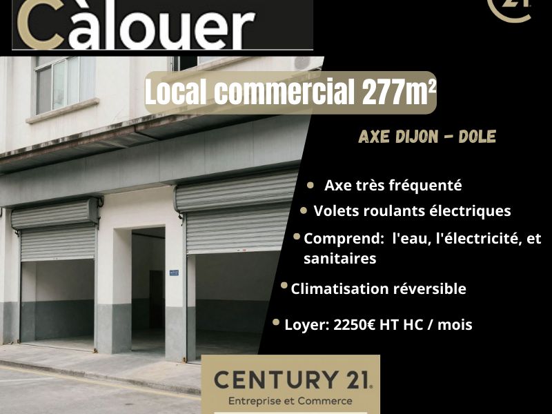 Location local commercial 277.00 m² à AUXONNE