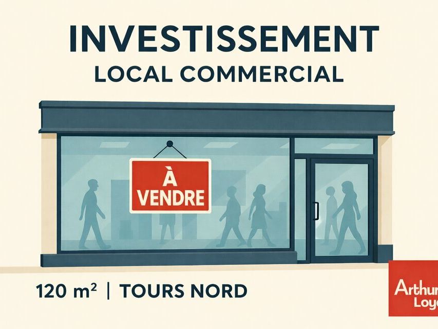 Vente local commercial 120 m² non divisibles