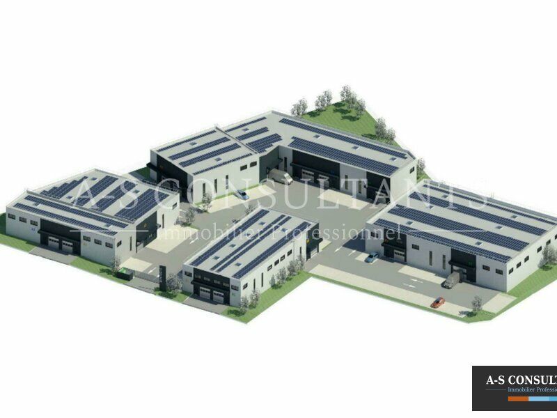 FITILIEU (38490) à vendre locaux d'activité à partie de 207 m² y compris mezzanine de 61 m² situé proche des axes principaux avec stationnements.