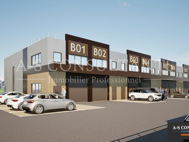 MARCILLOLES (38260 à vendre local d'activité de 144 m² dont 36 m² de mezzanine avec nombreux stationnements situé proche des axes de circulation.