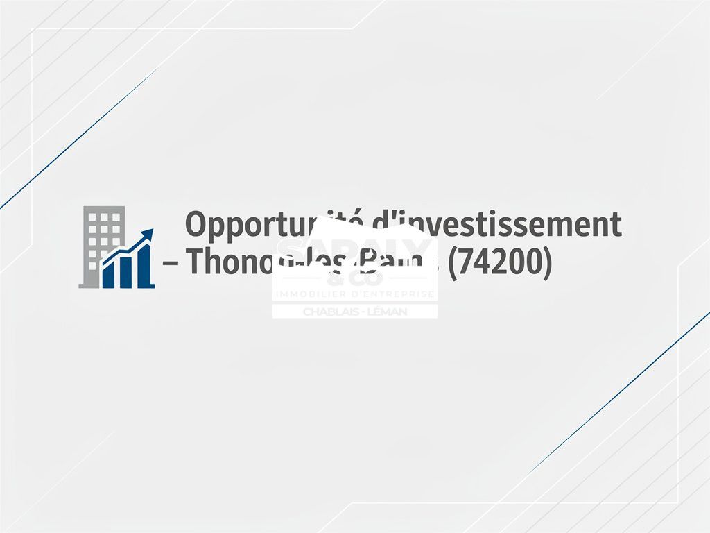 Vente bureaux 658 m² à Thonon-les-Bains